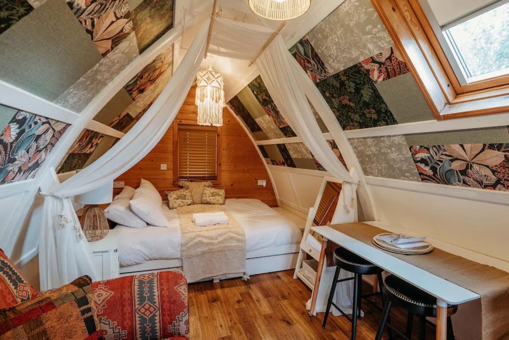 Robin Nest - Cosy Shepherd'S Hut Hideaway Callington ภายนอก รูปภาพ